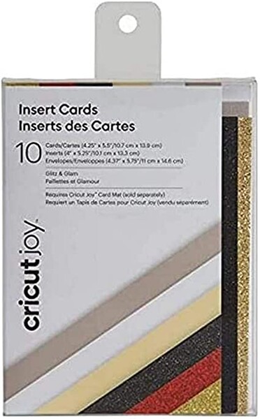 Cricut Échantillon d'insert de Cartes Cricut Joy™, Paillettes et Glamour : Amazon.fr: Cuisine et Maison