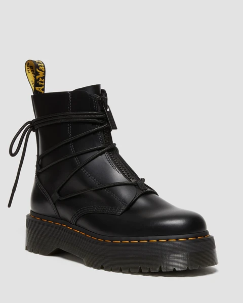 DR MARTENS Boots plateformes Jarrick II en cuir à lacets