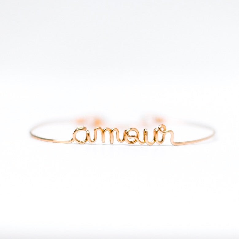 Bracelet mot n°1 (personnalisable)