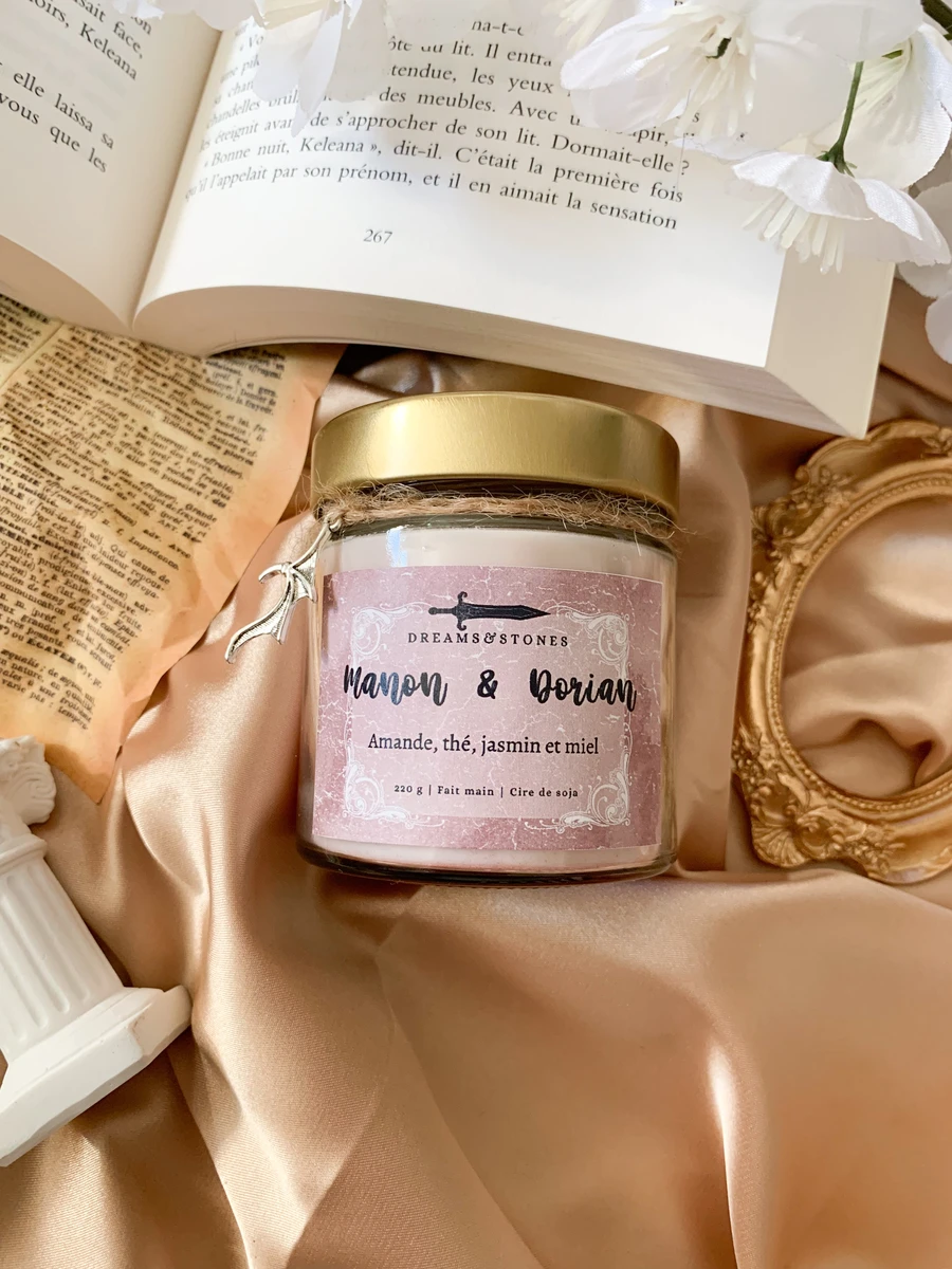 Bougie littéraire - Manon et Dorian