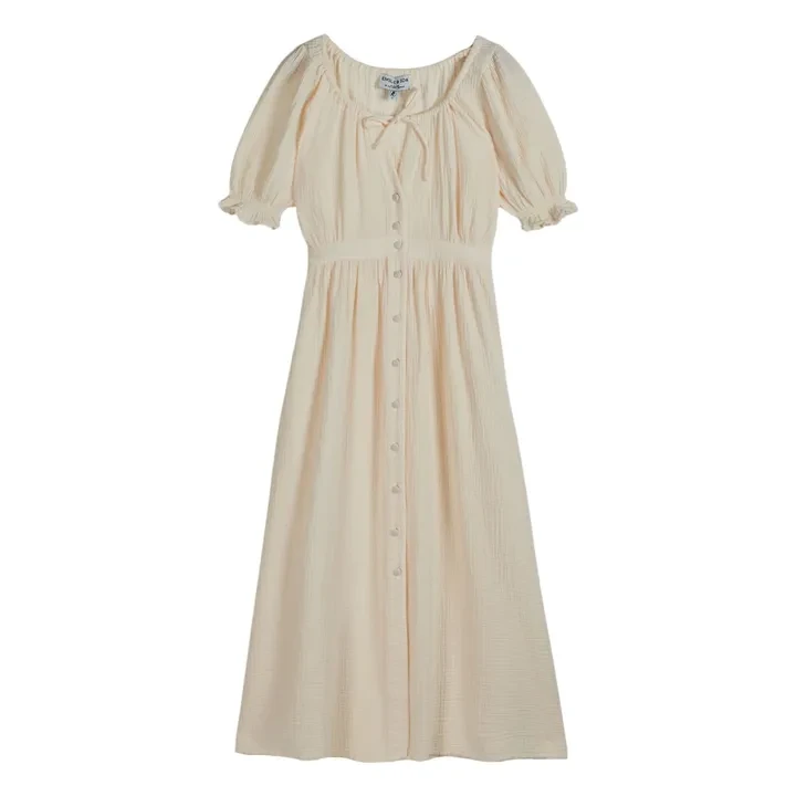 Robe Gaze de Coton | Crème