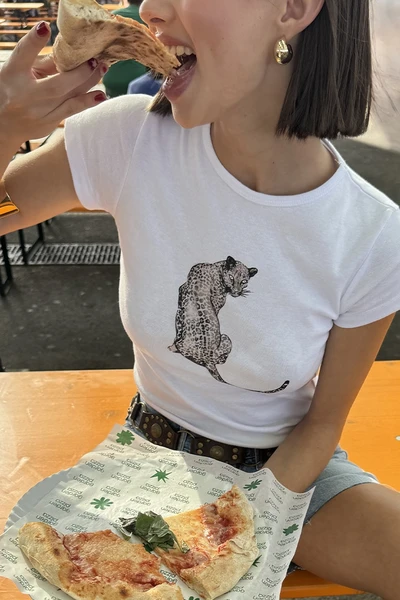 T-shirt Leopard
