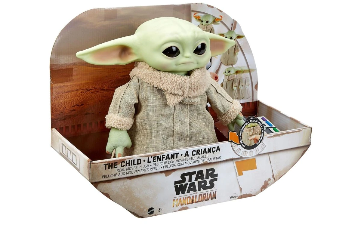Peluche Star Wars The Mandalorian The Child Real Moves