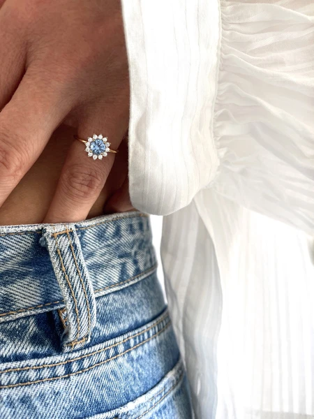 Bague Miracle bleue