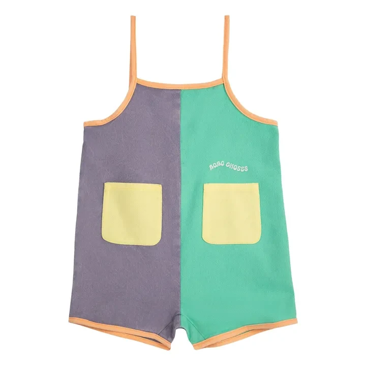 Combishort Colorblock Fibres Recyclées | Lavande