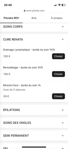 Cure renata drainage