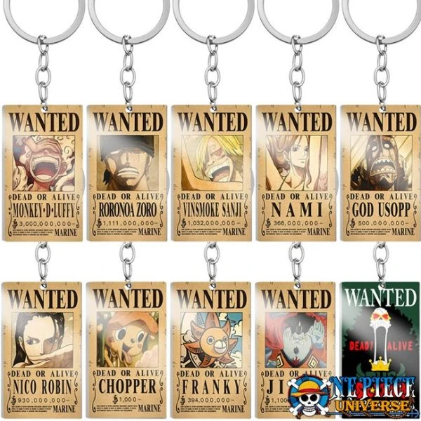 One Piece Nami Keychain Wanted Posters - Official One Piece Merch Collection 2024 - One Piece Universe Store