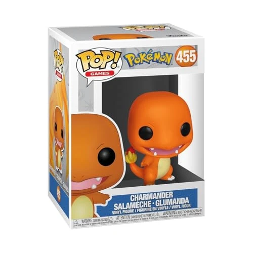 Funko Pop! Games: Pokemon - Charmander - Salamèche - Figurine en Vinyle à Collectionner - Idée de Cadeau - Produits Officiels - Jouets pour Les Enfants et Adultes - Video Games Fans