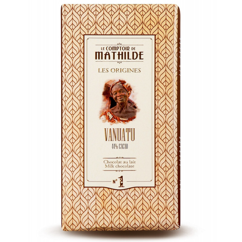 Tablette Origine Vanuatu 44% - Chocolat lait