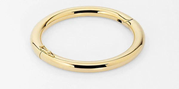 Bracelet Jonc Wafa (Acier doré)
