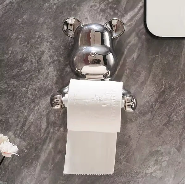 Boîte à mouchoirs ours personnalisée, tenture murale non kie, cadre en papier, accessoires de salle de bain et de maison, mode créative - AliExpress 15