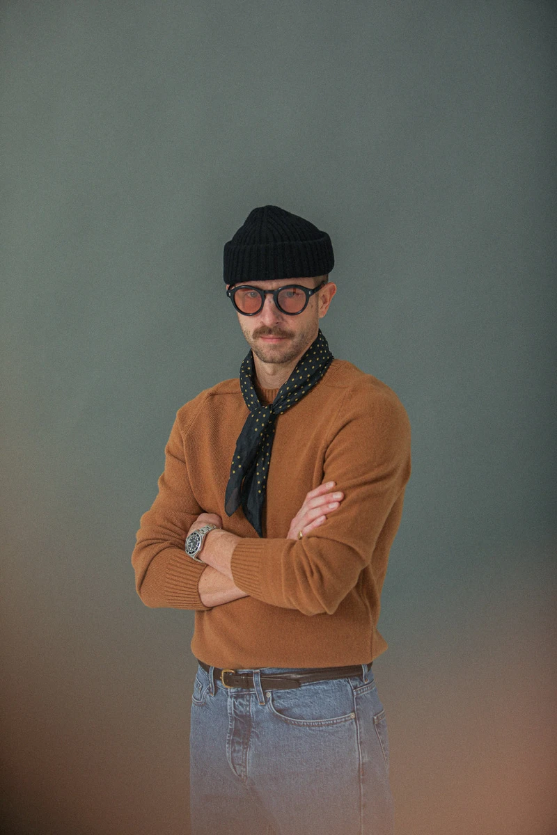 Pull Col Rond Lambswool Camel