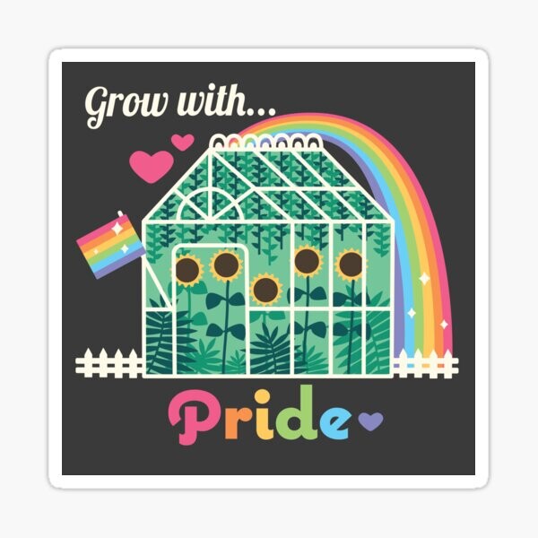 Grandir avec fierté | Sticker