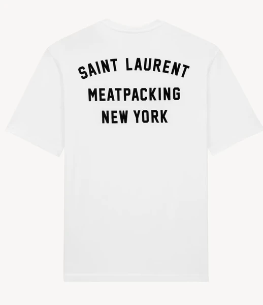 SAINT LAURENT T-SHIRT ADRESSE NEW YORK | Saint Laurent | YSL.com