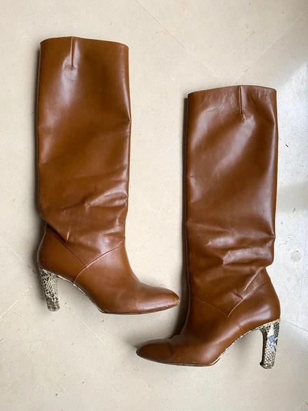 Dries Van Noten leather Boots