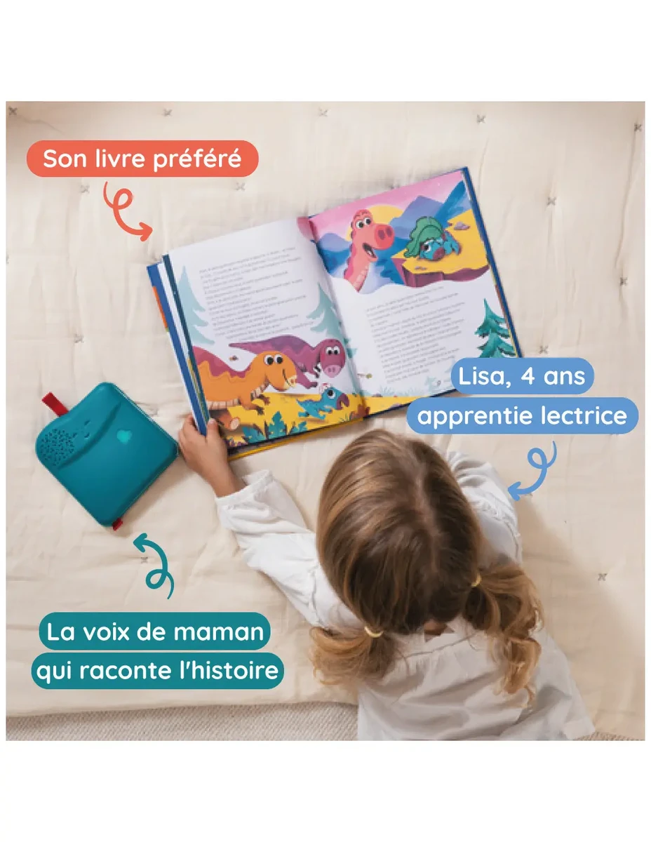 Son lecteur de livres Bookinou dès 2 ans