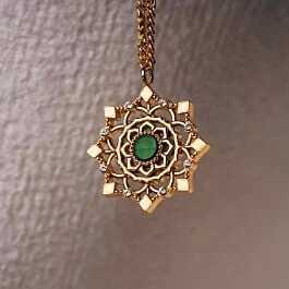 Collier Aphonia (Jade/Or)