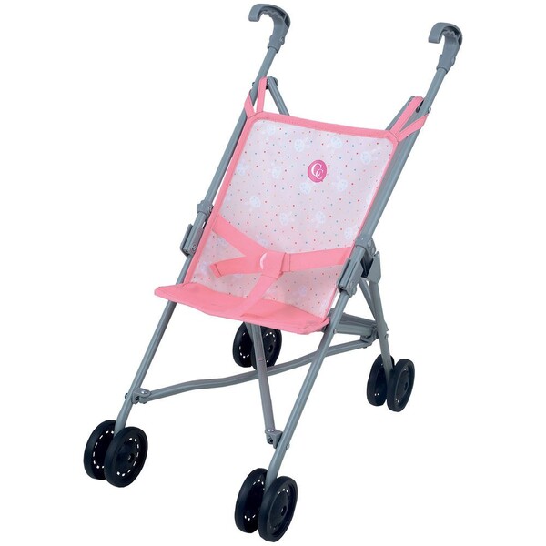 MA PREMIERE POUSSETTE CANNE ROSE