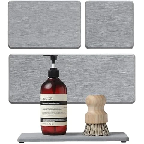madesmart | Sink Tray-Granite, Drying Stone Collection, Non-Slip Base