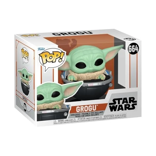 Funko Pop! Vinyl: Star Wars: The Mandalorian S9 - Grogu (The Child, Baby Yoda) - (Grogu (The Child, Baby Yoda), Baby Yoda) - Figurine en Vinyle à Collectionner - Idée de Cadeau - Produits Officiels