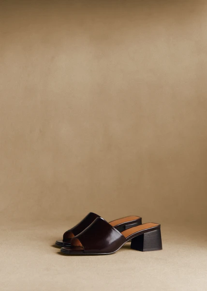 Mules Doriane - Chocolat Vintage