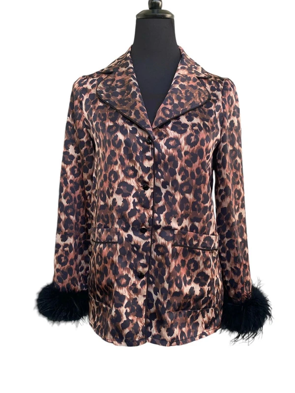 Nadine Merabi Darcie Leopard Oberteil NEU Gr. 34