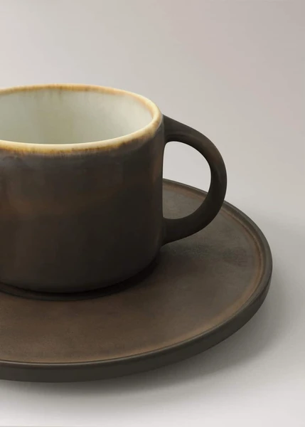 Tasse en grès mat