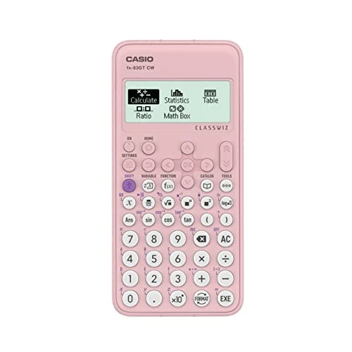 Casio FX-83GTCW Calculatrice Scientifique Rose