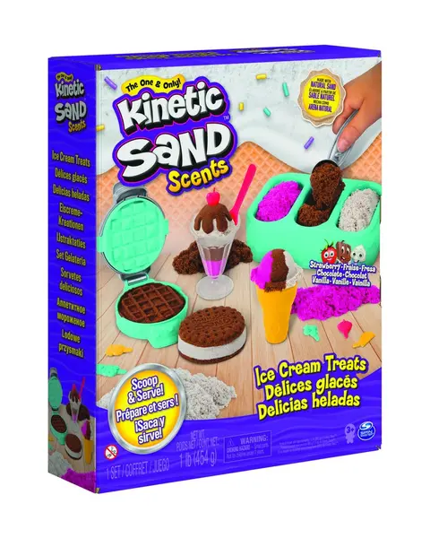 KINETIC SAND ICE CREAM  Crée tes friandises glacées grâce au sable ...