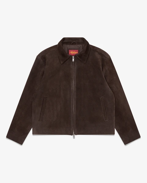 Suede Dinner Jacket (Brown)