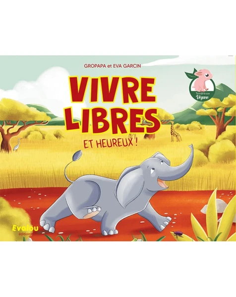 Le livre "vivre libres et heureux" explique le concpete de captivité aux enfants.