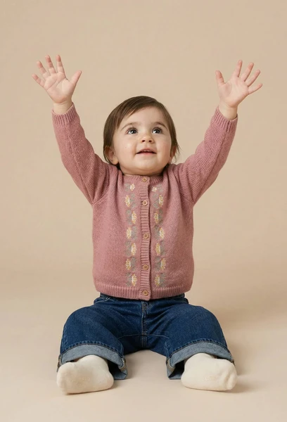 Cardigan tricot fantaisie