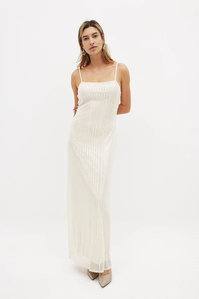 Robe longue sirène à sequins