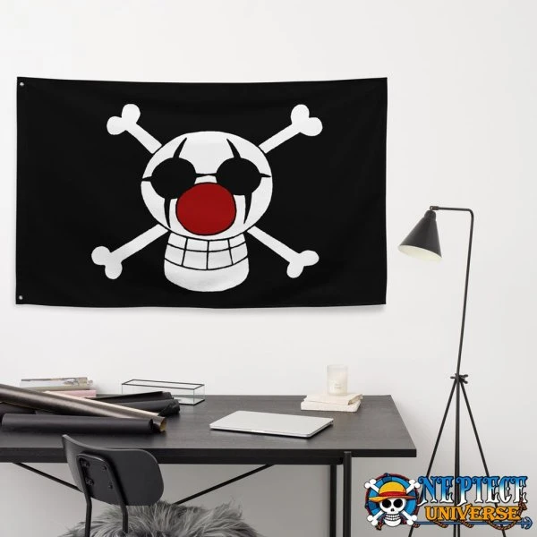 One Piece Buggy Jolly Roger Flag (3 Styles) | One Piece Universe Store