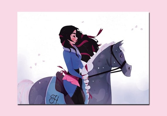 Flyer A4 &quot;Hua Mulan&quot; ( papier fin)