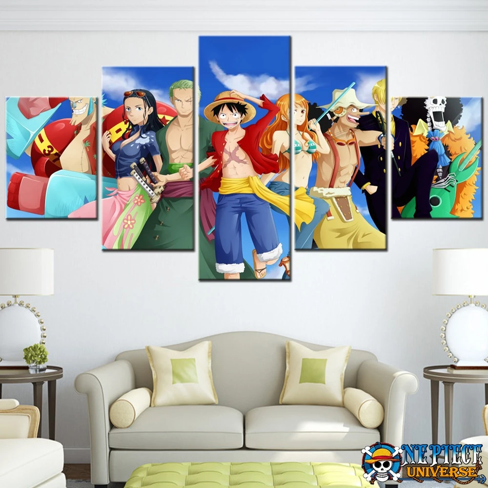 Straw Hat Pirates Wall Art Canvas (2 Styles) | One Piece Universe Store