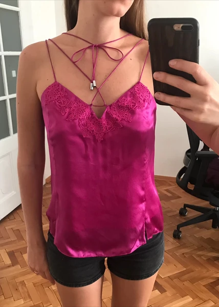 Sexy silk top Karen Millen