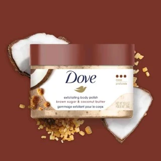 Gommage Corps Sucre brun et beurre de noix de coco - Dove