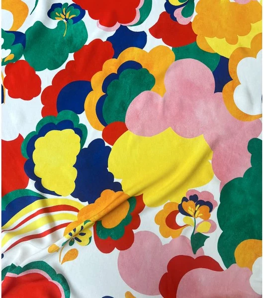 Tissu viscose Flora Viva