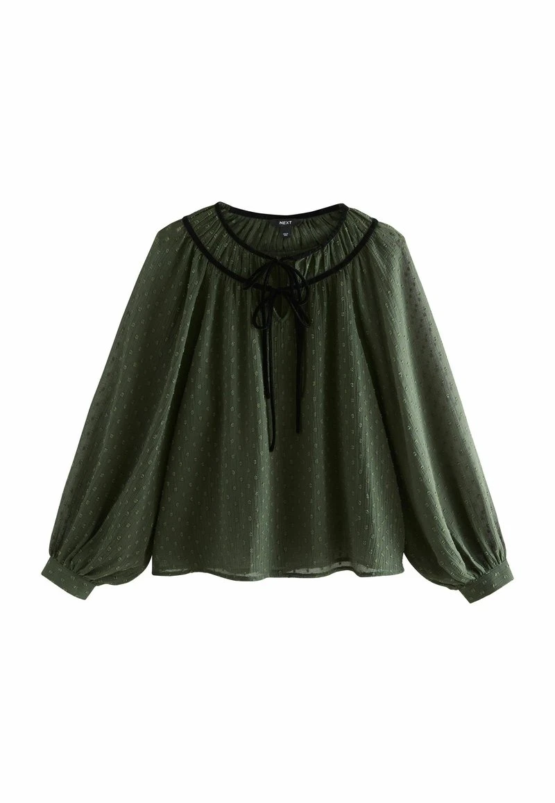 REGULAR FIT - LONG SLEEVE - Blouse - khaki green