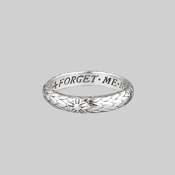 Forget Me Not Posie Ring - Silver – REGALROSE