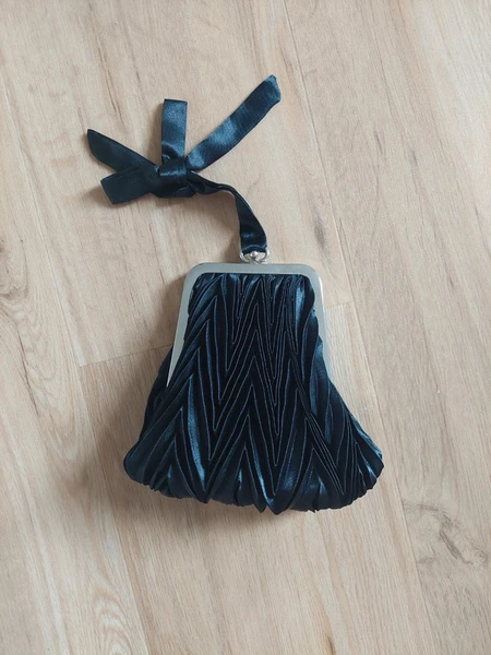 Pochette clutch satin