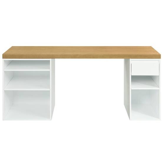 Bureau scandinave avec caissons ous et tiroir s RACKEL