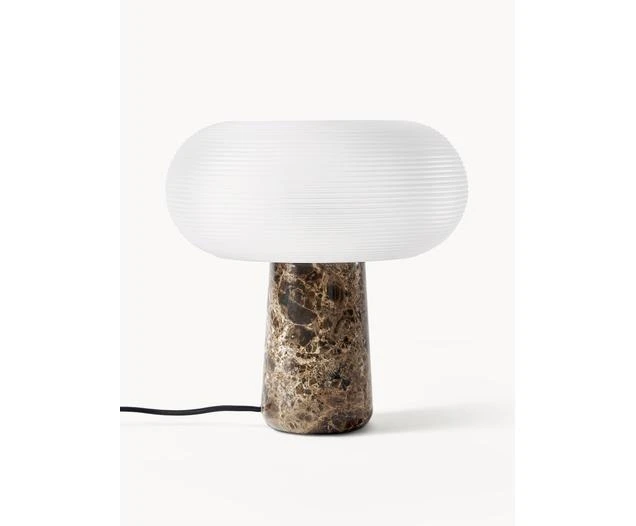 Lampe à poser avec pied en marbre Mariella