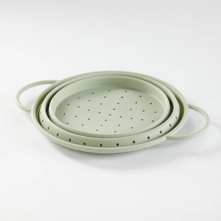 Passoire Pliable en Silicone - Vert