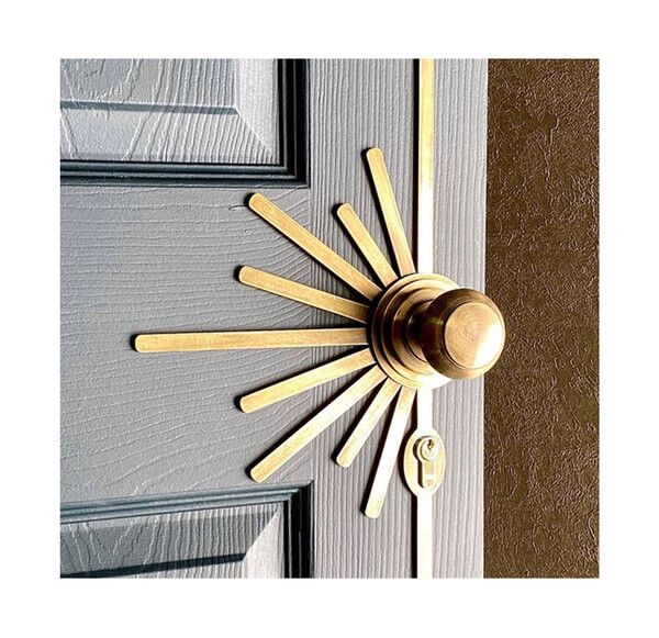Sunburst lever handles