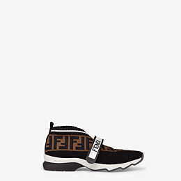 Sneakers en tissu noir - SNEAKERS | Fendi | Fendi Online Store