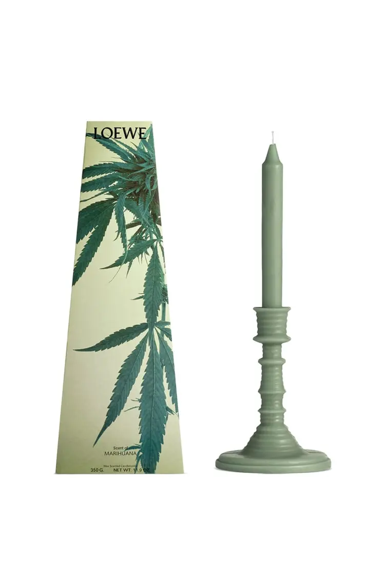 Scent of Marihuana wax candleholder