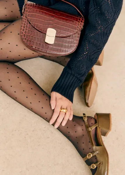 Collants plumetis Sezane