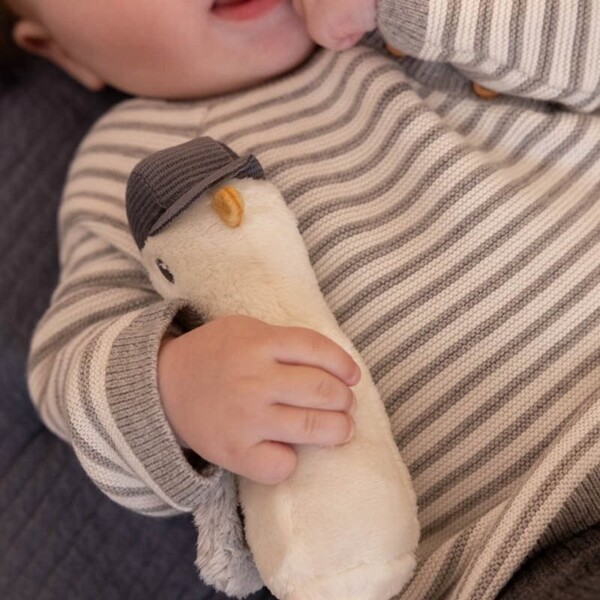 Hochet peluche Mouette | Baies des marins - Little Dutch